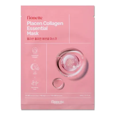 Маска для обличчя Fionette Placen Collagen тканинна, 30 мл