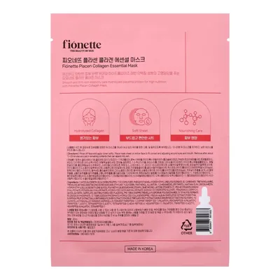 Маска для обличчя Fionette Placen Collagen тканинна, 30 мл