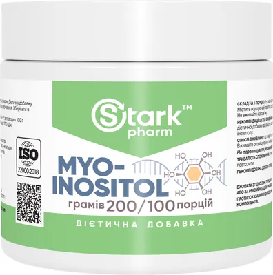 Міо-інозитол Stark Pharm Myo-Inositol Powder, 200 г