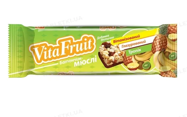 Батончик-мюслі Vita Fruit Тропік, 25 г