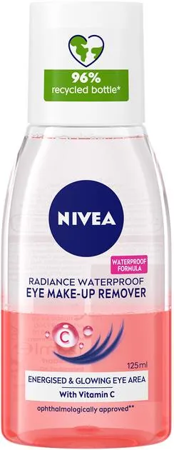 Засіб для зняття макіяжу з очей Nivea Make Up Сяйво шкіри (89240), 125 мл