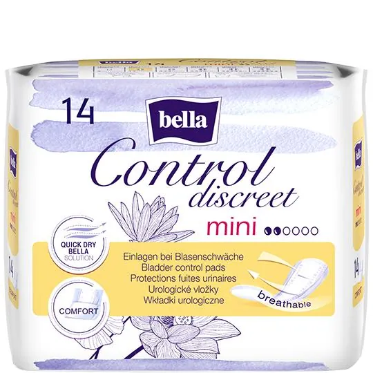 Прокладки урологічні Bella Control Discreet Mini, 14 штук