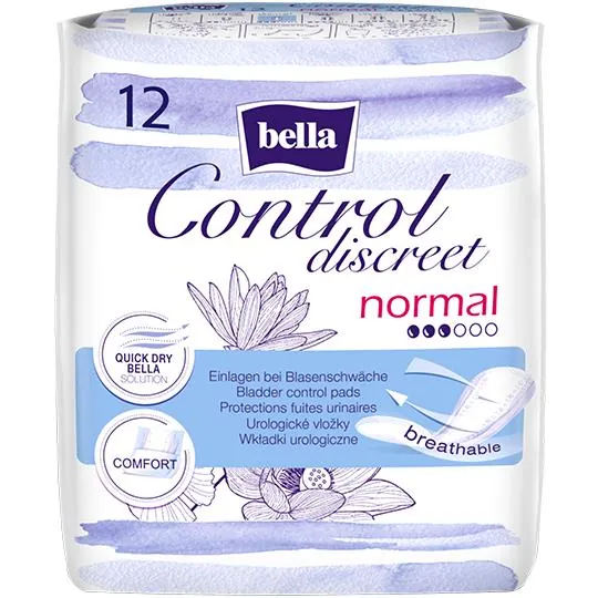 Прокладки урологічні Bella Control Discreet Normal, 12 штук