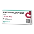 Кветиапин-Дарница таблетки, п/плен. обол. по 100 мг №30 (10х3)