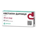 Кветіапін-Дарниця таблетки, в/плів. обол. по 25 мг №30 (10х3)