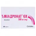 Мілдронат GX таблетки по 500 мг №60 (6х10)