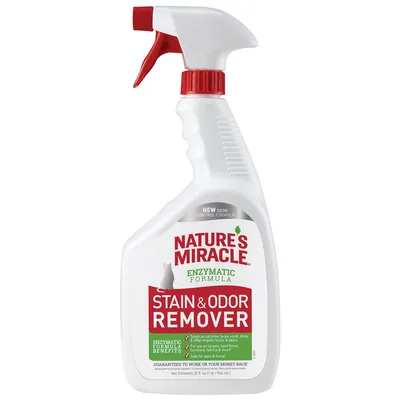 Засіб для видалення плям та запахів Nature`s Miracle Cat Stain&Odor Remover Spray, 946 мл