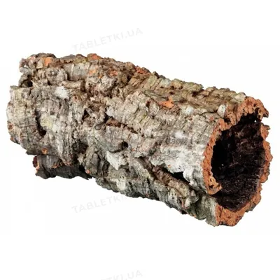 Тунель для рептилій та гризунів Trixie 76401 Cork Tunnel кора, розмір М до 14см/40см