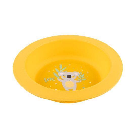 Набор посуды Canpol babies Exotic Animals пластиковый столовый, желтый, 56/523_yel