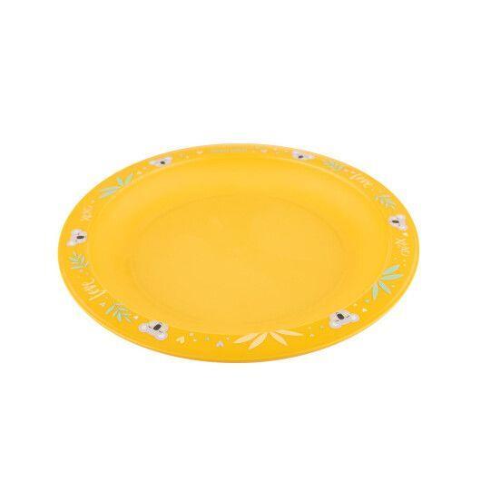 Набор посуды Canpol babies Exotic Animals пластиковый столовый, желтый, 56/523_yel