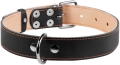 Ошейник Collar 02791 двойной, черный, 35 мм*48-63 см