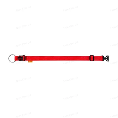 Нашийник Collar DOG Extreme 01623 одинарний нейлон, червоний, регульована довжина 25-40 см 20 мм