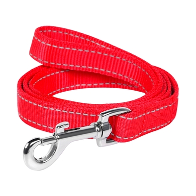 Поводок Collar DOG Extreme 43003 нейлон двойной красный, 14 мм*110 см