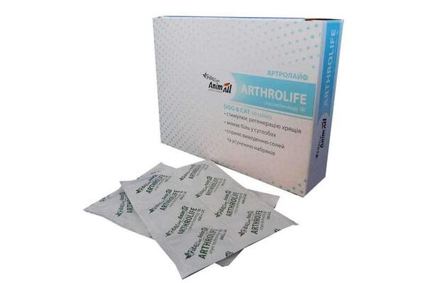 Артролайф AnimAll VetLine Arthrolife для кошек и собак, для суставов, 60 таблеток