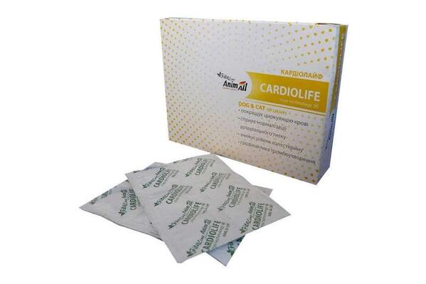 Кардиолайф AnimAll VetLine Cardiolife для собак и кошек, профилактика заболеваний сердечно-сосудистой системы, 60 таблеток