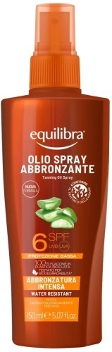 Олія-спрей сонцезахисна для тіла Equilibra SPF6, 150 мл