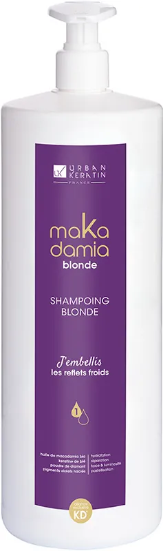Шампунь Urban Keratin Makadamia для світлого натурального та фарбованого волосся, 1000 мл