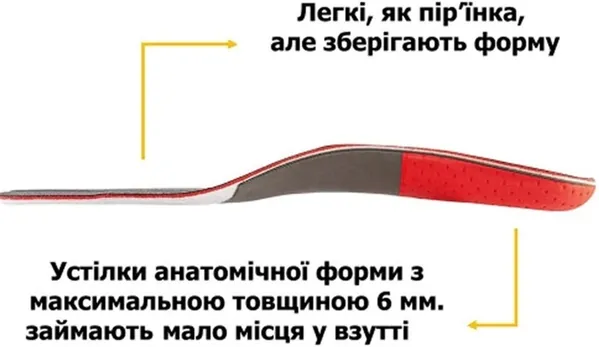 Устілка ортопедична Bergal X-Treme Insole 86680, розмір 42