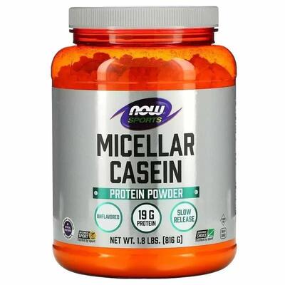 Казеин мицеллярный NOW Micellar Casein без вкуса, 816 г