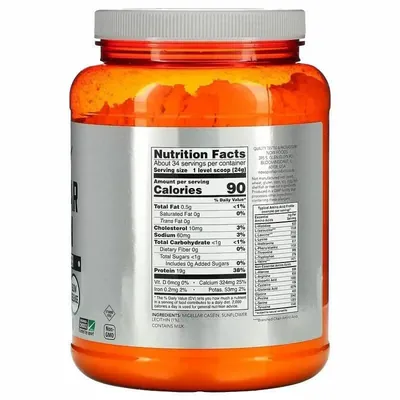 Казеїн міцелярний Now Sports Micellar Casein без смаку, 816 г