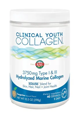Колаген KAL Clinical Youth Collagen 3750 мг Type I & III, 298 г