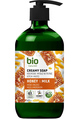 Крем-мыло Bio Naturell Мед и Молоко, с дозатором, 473 мл
