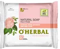 Мило тверде O'Herbal з екстрактом дамаської троянди і червоної глини, 100 г