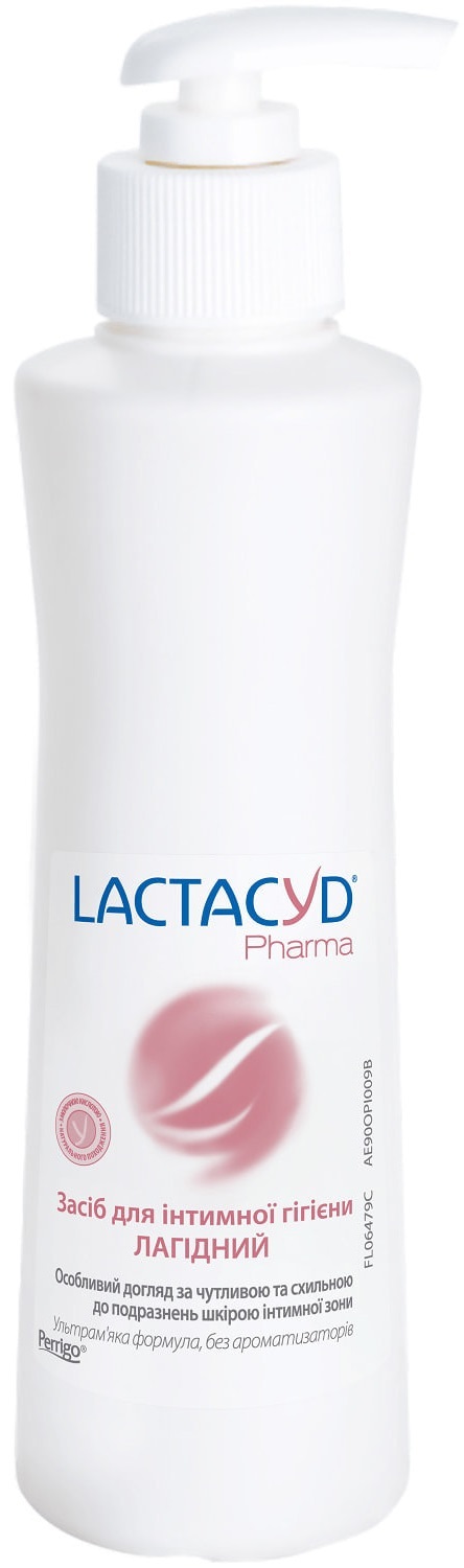 Средство для интимной гигиены Lactacyd Pharma Нежный, с дозатором, 250 мл