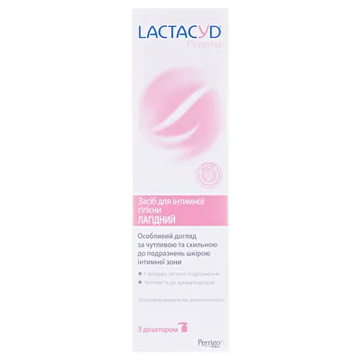 Засіб для інтимної гігієни Lactacyd Pharma Лагідний, з дозатором, 250 мл