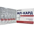 Мл-кард розчин д/ін. 100 мг/мл по 5 мл №10 в амп.