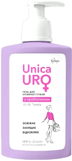 Гель для інтимної гігієни UnicaUro Teenth з пробіотиками, 250 мл