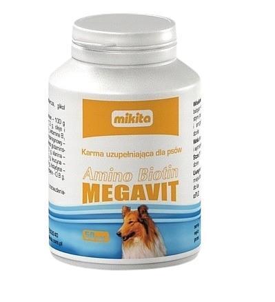 Витамины Mikita Амино Биотин Мегавит, 50 таблеток