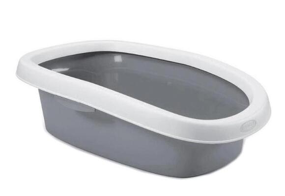 Туалет для кошек StefanPlast Sprint 10, серый, 43 x 31 x 14 см