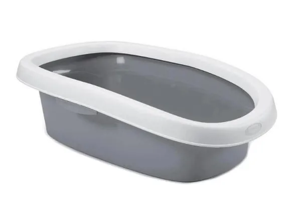 Туалет для кішок StefanPlast Sprint 10, сірий, 43 x 31 x 14 см