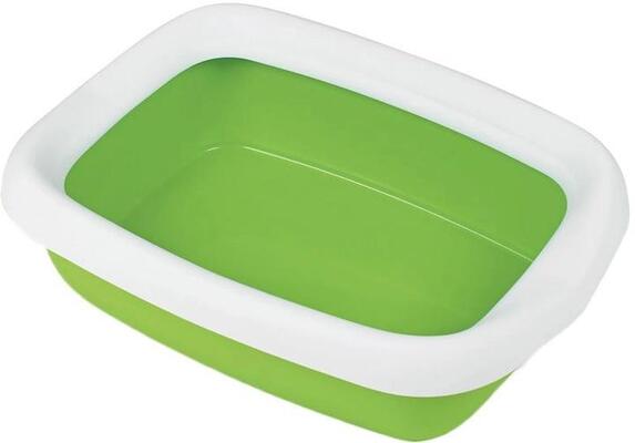 Туалет для кошек MPS Beta с рамкой, зеленый, 43 x 31 x 12 см