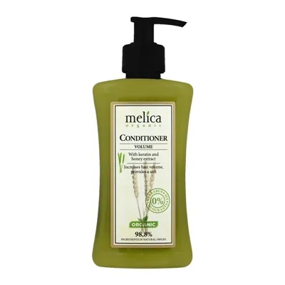 Бальзам-кондиціонер Melica Organic для об'єму з кератином і екстрактом меду, 300 мл
