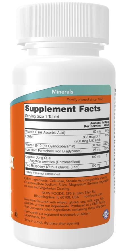 Заліза косплекс NOW Iron Complex капсули №100