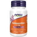 Диетическая добавка NOW Astaxanthin 4 мг для глаз капсулы №60