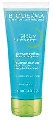 Гель Bioderma Sebium очищуючий для обличчя, для жирної та комбінованої шкіри, 100 мл