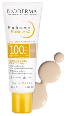 Флюид для лица Bioderma Photoderm Max для лица солнцезащитный светлый SPF100, 40 мл