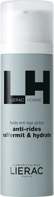 Флюїд для обличчя Lierac Homme глобальний антивіковий для чоловіків, 50 мл