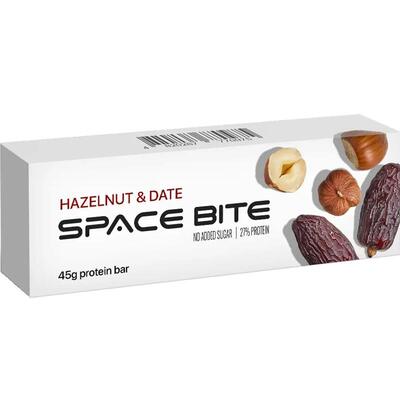 Батончик протеїновий Space Bite Фундук-Фінік без цукру, 45 г