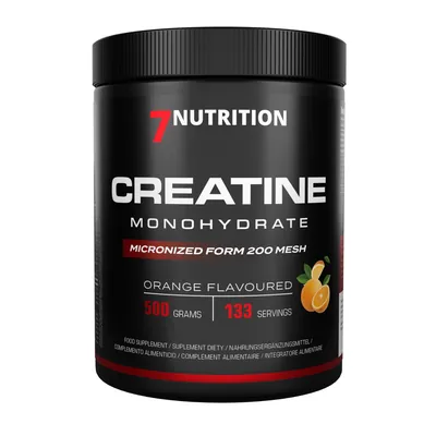Креатин моногідрат 7Nutrition Creatine Monohydrate Апельсин, 500 г