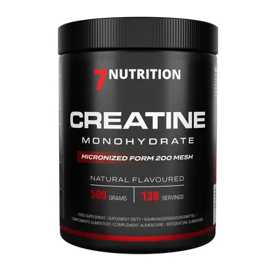 Креатин моногідрат 7Nutrition Creatine Monohydrate Без смаку, 500 г