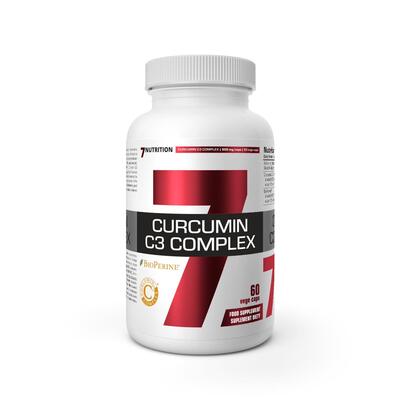Куркумін 7Nutrition Curcumin C3 Complex 500 мг with Bioperine 2 мг, 60 капсул