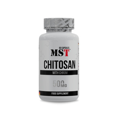 Хитозан + Хром MST Nutrition Chitosan + Chromium 500 мг, 60 капсул