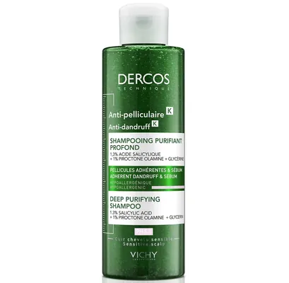 Шампунь-скраб Vichy Dercos Micro Peel для глибокого очищення проти стійкої лупи, 250 мл