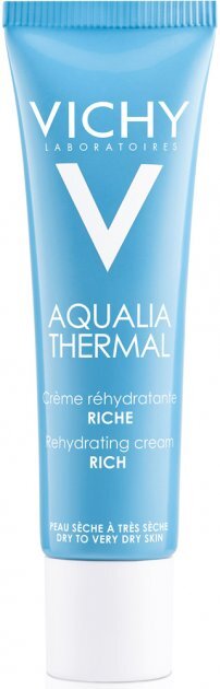 Крем для лица Vichy Aqualia Thermal насыщенный для глубокого увлажнения сyxoй и очень сухой кожи, 30 мл