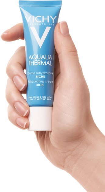 Крем для лица Vichy Aqualia Thermal насыщенный для глубокого увлажнения сyxoй и очень сухой кожи, 30 мл