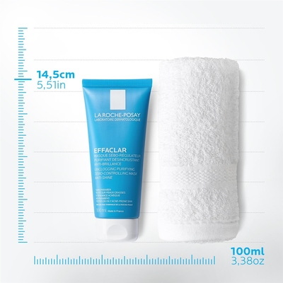 Маска для лица La Roche-Posay Effaclar очищающая, себорегулирующая, для жирной, проблемной кожи, 100мл